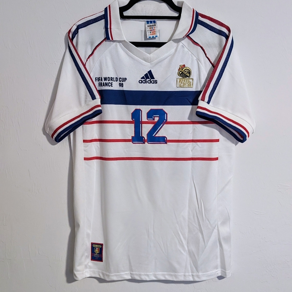 France Thierry Henry 1998 World Cup Retro Jersey White